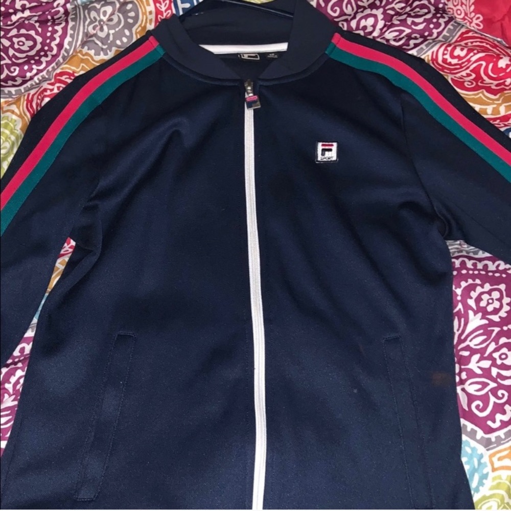 Blue FILA jacket